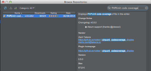 Installation PHPUnit code coverage